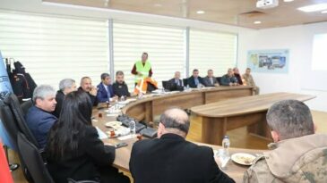 Vali Doğan Başkanlığında Toplantı Yapıldı