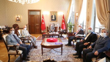 Hatay Birlik Vakfı’ndan  Vali Doğan’a Ziyaret