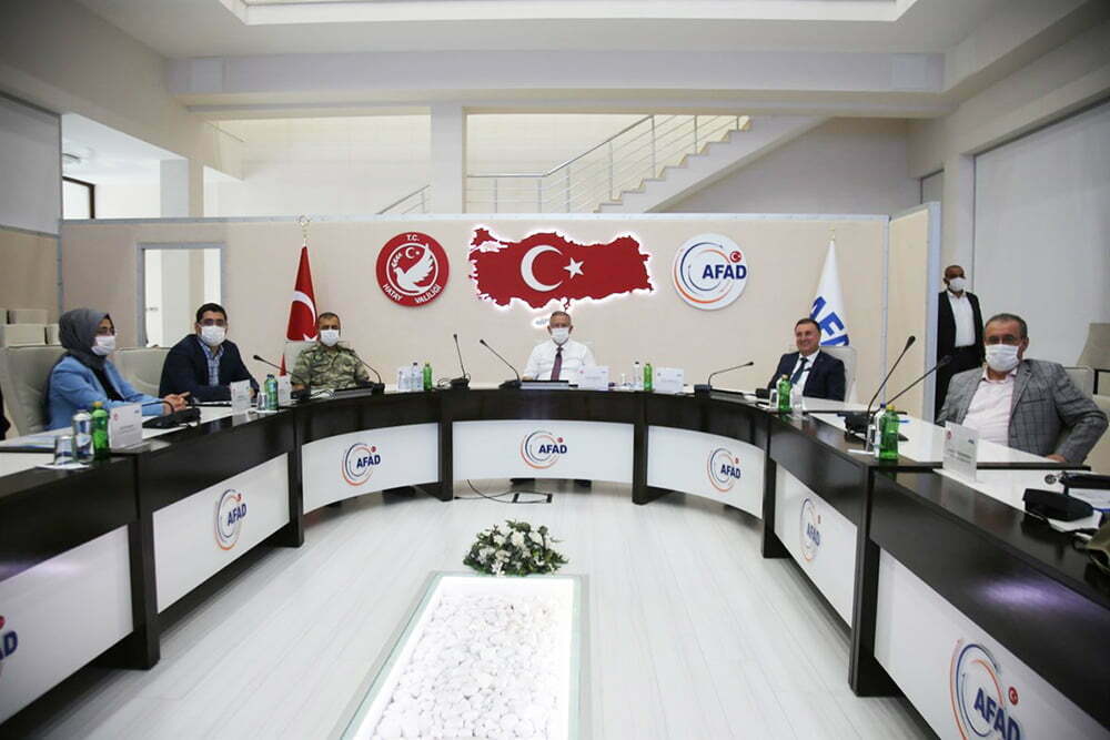 TÜRKİYE AFET MÜDAHALE PLANI TOPLANTISI YAPILDI