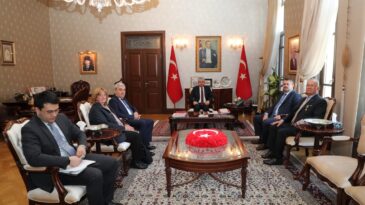 Vali Doğan Azerbaycan Büyükelçisi İbrahim’i Ağırladı