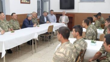 Vali Doğan Sınır Karakolunu Ziyaret Etti