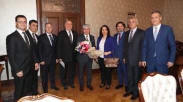 Diş Hekimlerinden Vali Doğan’a ziyaret