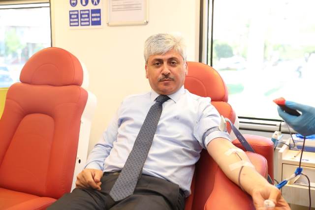 Vali Doğan, Kan Bağışı Kampanyasına Destek Verdi