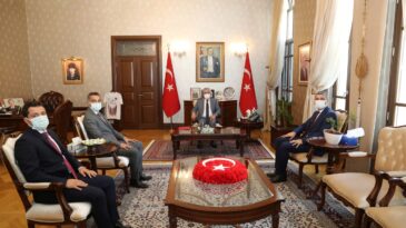 Vali Doğan, Ataması Yapılan Kaymakamları Kabul Etti