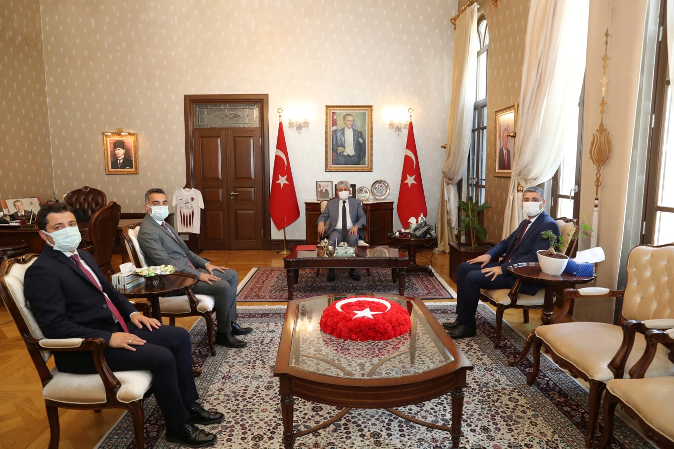 Vali Doğan, Ataması Yapılan Kaymakamları Kabul Etti