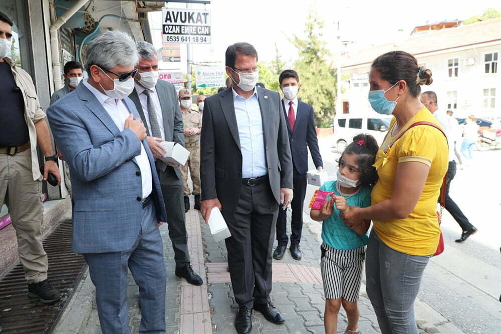 Vali Doğan Samandağ’da Covid-19 Denetimi Yaptı
