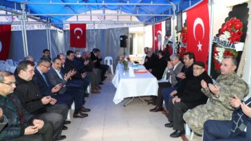 Vali Doğan’dan Taziye Ziyareti