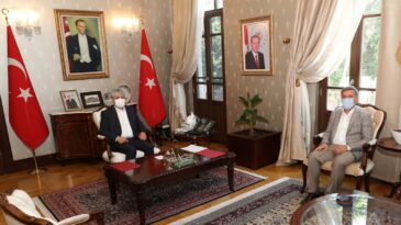 Yargıtay Üyesinden  Vali Doğan’a Ziyaret