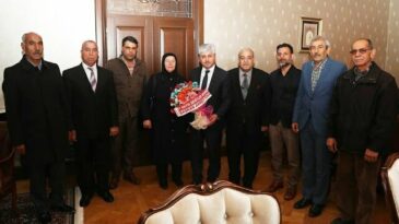 Vali Doğan, 11 Mayıs Şehitler Derneği’ni Kabul Etti