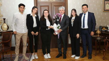 Gençlerimizden, Vali Doğan’a Ziyaret