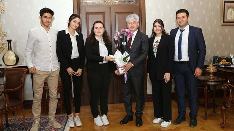 Gençlerimizden, Vali Doğan’a Ziyaret