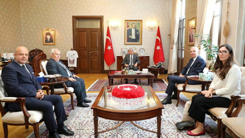 Vali Doğan, Fransa’nın Ankara Büyükelçisi Magro’yu Kabul Etti