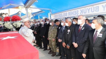 Şehidimizi Son Yolculuğuna Uğurladık
