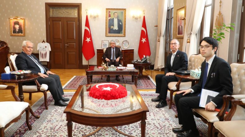 Vali Doğan, Japonya’nın Ankara Büyükelçisi Kazuhiro’yu Makamında Kabul Etti