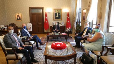 Kardeş Şehir  Aalen Heyeti’nden Vali Doğan’a Ziyaret