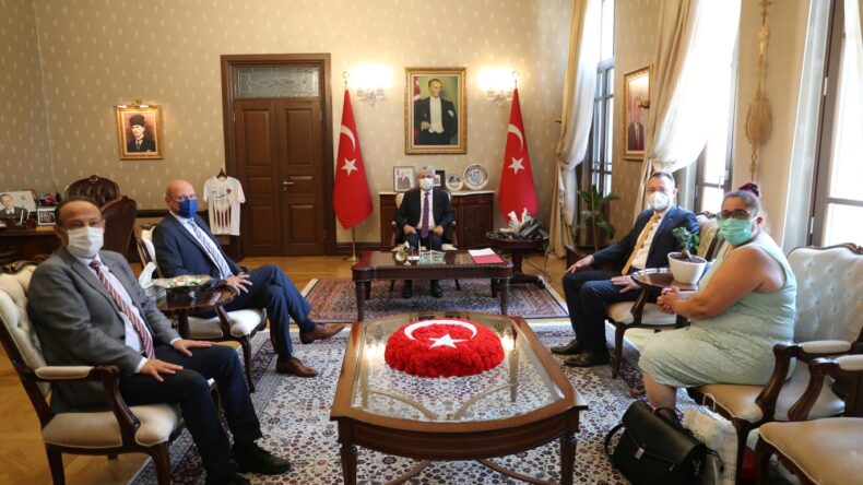 Kardeş Şehir  Aalen Heyeti’nden Vali Doğan’a Ziyaret