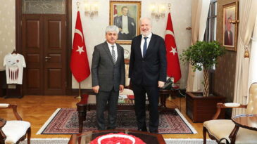 Vali Doğan, Avrupa-Doğu Ortaklığı ve Orta Doğu Direktörü Papaconstantinou Kabul Etti