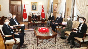 Vali Doğan  Almanya Büyükelçisini Kabul Etti