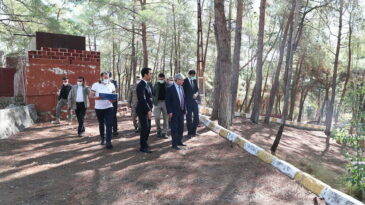 Vali Doğan, Erzin Şahin Tepesi Tabiat Parkını İnceledi