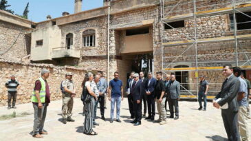 TARİHİ KONAKTA RESTORASYON  ÇALIŞMALARI BAŞLADI