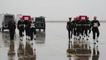 İdlib Şehitleri Memleketlerine Uğurlandı