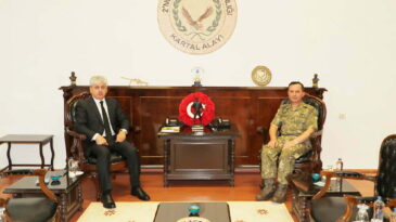 Vali Doğan’dan  Albay Çetin’e Ziyaret