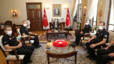 Vali Doğan, AFAD Başkanı Sezer’i Ağırladı