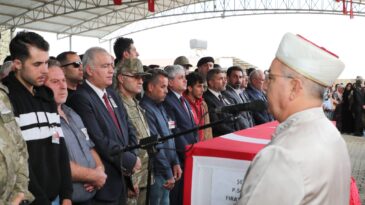 Şehidimizi Son Yolculuğuna Uğurladık