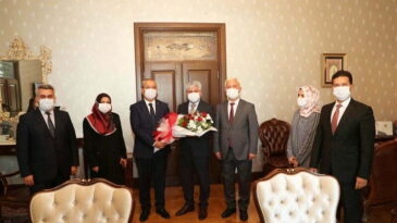 Vali Doğan’a, Camiler ve  Din Görevlileri Haftası Ziyareti