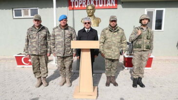 Vali Doğan’dan Sınırın Sıfır Noktasındaki Birliklere Ziyaret