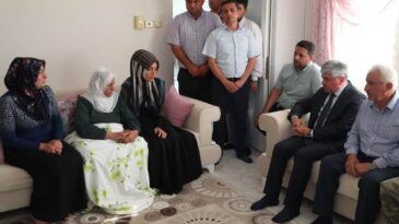 Vali Doğan’dan Şehit Barış’ın Ailesine Taziye ziyareti