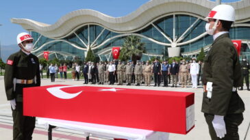 Şehit Tuğgeneralimizi Memleketine Uğurladık