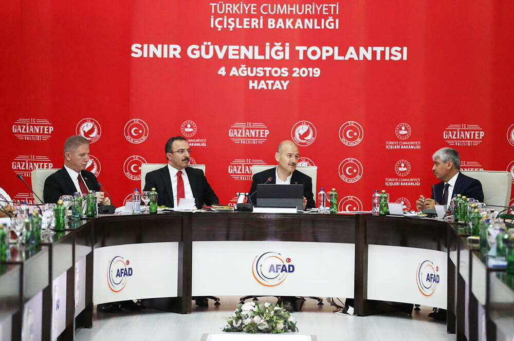 Bakan Soylu Hatay’da Sınır Güvenliği Toplantısına Katıldı