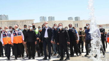 İçişleri Bakanı Süleyman Soylu  Briket Evleri İnceledi