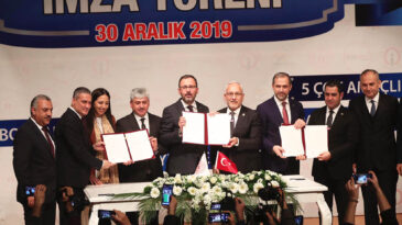 İskenderun Spor Tesisleri Toplu İmza Töreni Gerçekleştirildi