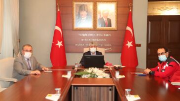 Vali Doğan, Covid-19 Tedbirleri Kapsamında Toplantı Yaptı