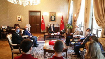 ERASMUS Öğrencilerinden  Vali Doğan’a Ziyaret
