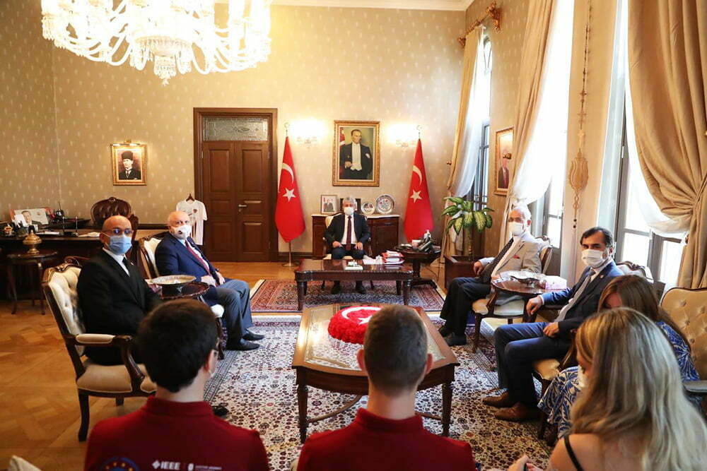 ERASMUS Öğrencilerinden Vali Doğan’a Ziyaret