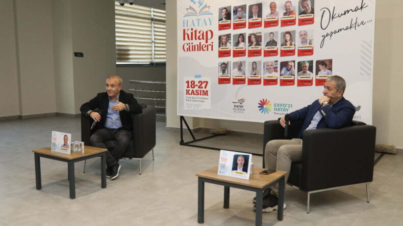 HATAY KİTAP GÜNLERİ İKİNCİ GÜNÜNDE<br>GAZETECİLER SÖYLEŞİSİ DÜZENLENDİ