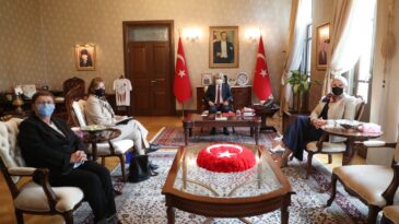 Vali Doğan  İrlanda Büyükelçisi’ni Kabul Etti