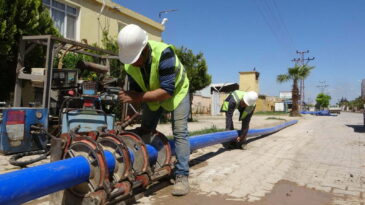 REYHANLI-KUMLU İÇME SUYU PROJESİNDE ÇALIŞMALAR TAM GAZ