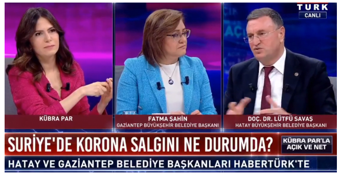 BAŞKAN SAVAŞ, HABERTÜRK EKRANLARINDA GÜNDEMİ DEĞERLENDİRDİ