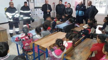 HBB ÇOCUKLARI YANGIN KONUSUNDA BİLİNÇLENDİRİLİYOR