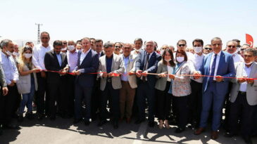 Reyhanlı-Gazimürsel bağlantı yolu açıldı