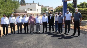 Reyhanlı Belediyesi Sıcak Asfalt Dökümüne başladı