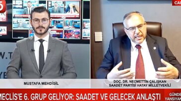 NECMETTİN ÇALIŞKAN: HATAY’IN %92’Sİ HARİTADAN SİLİNDİ