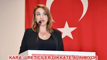 KARA: ÜRETİCİLER DİKKATE ALINMIYOR