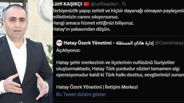 KAŞIKÇI: HATAY’IN YAKASINDAN DÜŞÜN