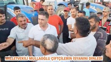 SULAMA YAPAMAYAN ÇİFTÇİNİN DERDİNE CHP VEKİLİ MULLAOĞLU YETİŞTİ