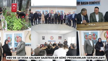 HBC’DE 10 OCAK ÇALIŞAN GAZETECİLER GÜNÜ PROGRAMLARI GERÇEKLEŞTİ